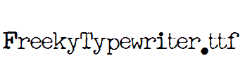 FreekyTypewriter.ttf