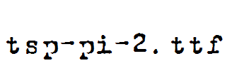 tsp-pi-2.ttf