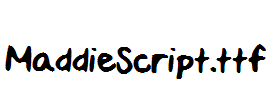 MaddieScript.ttf