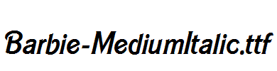 Barbie-MediumItalic.ttf