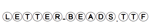 Letter-Beads.ttf