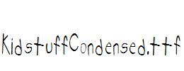 KidstuffCondensed.ttf