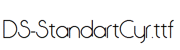 DS-StandartCyr.ttf