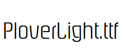 PloverLight.ttf