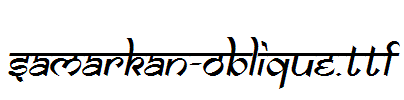 Samarkan-Oblique.ttf