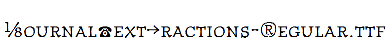 JournalTextFractions-Regular.ttf