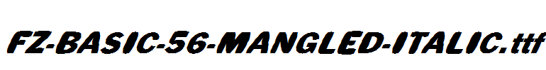 FZ-BASIC-56-MANGLED-ITALIC.ttf