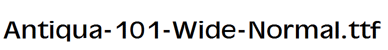 Antiqua-101-Wide-Normal.ttf