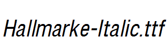 Hallmarke-Italic.ttf