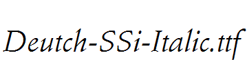 Deutch-SSi-Italic.ttf