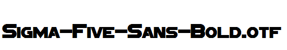 Sigma-Five-Sans-Bold.otf