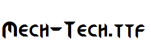 Mech-Tech.ttf