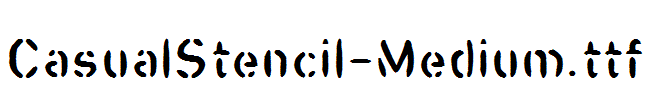 CasualStencil-Medium.ttf