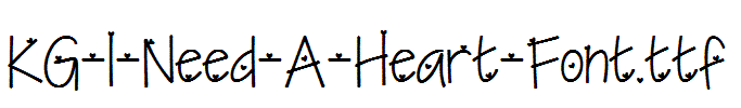 KG-I-Need-A-Heart-Font.ttf