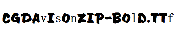 CgDavisonZip-Bold.ttf