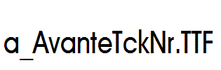 a_AvanteTckNr.ttf