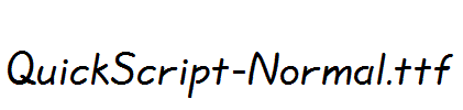 QuickScript-Normal.ttf