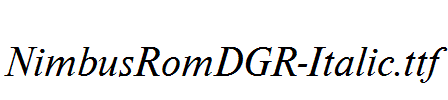 NimbusRomDGR-Italic.ttf