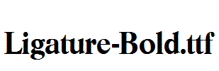 Ligature-Bold.ttf