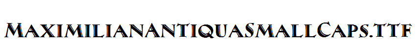 MaximilianAntiquaSmallCaps.ttf