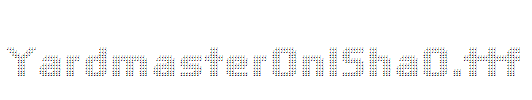 YardmasterOnlShaO.ttf
