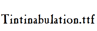 Tintinabulation.ttf