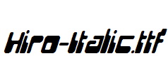 Hiro-Italic.ttf