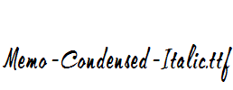 Memo-Condensed-Italic.ttf