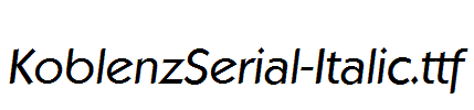 KoblenzSerial-Italic.ttf