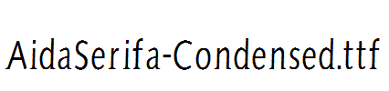 AidaSerifa-Condensed.ttf