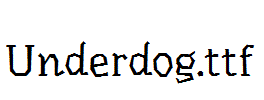 Underdog.otf