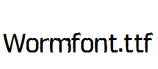 Wormfont.ttf