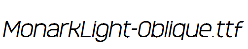 MonarkLight-Oblique.ttf