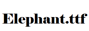 Elephant.ttf