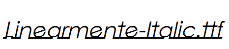 Linearmente-Italic.ttf