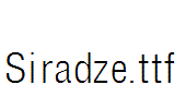 Siradze.ttf