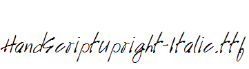 HandScriptUpright-Italic.ttf