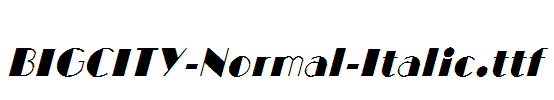 BIGCITY-Normal-Italic.ttf