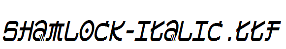 Shamlock-Italic.ttf