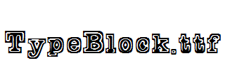 TypeBlock.ttf