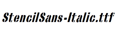 StencilSans-Italic.ttf