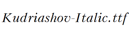 Kudriashov-Italic.ttf