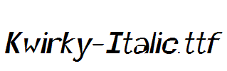 Kwirky-Italic.ttf