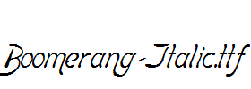 Boomerang-Italic.ttf