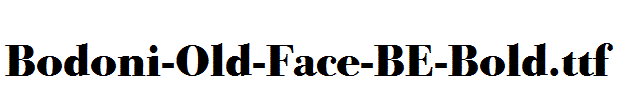 Bodoni-Old-Face-BE-Bold.ttf