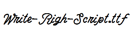 Write-Righ-Script.ttf