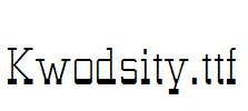 Kwodsity.ttf