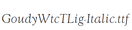 GoudyWtcTLig-Italic.ttf