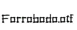 Forrobodo.otf