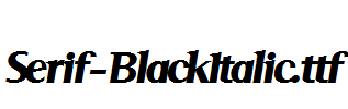 Serif-BlackItalic.ttf